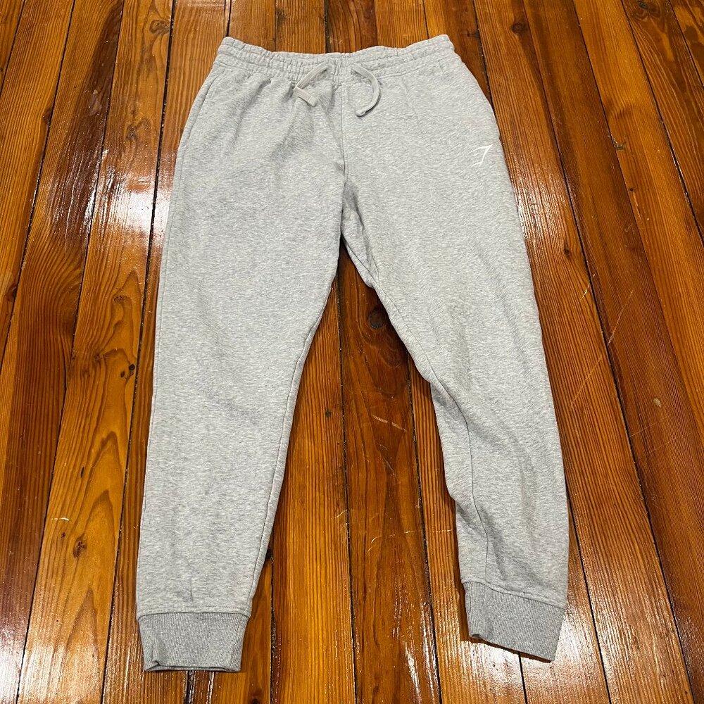 Gymshark Sweatpant Joggers Tapered Leg Gray Men's Size Medium